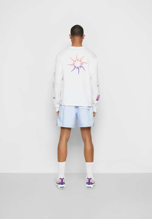NIKE Men`s Sportswear Long Sleeve Graphic Festival Tee Shirt White DQ1071 100 Size Extra Large