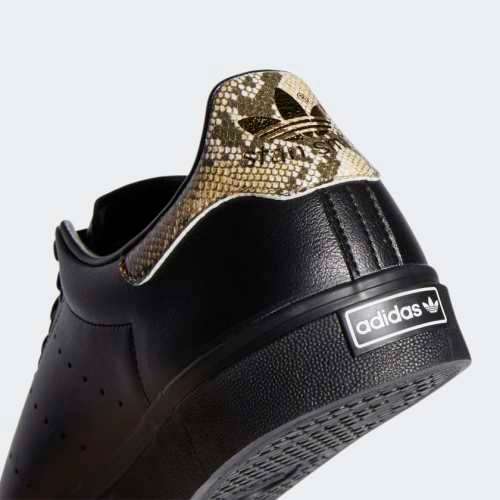 adidas Men`s Originals Stan Smith Vulc Core Black / Gold Metallic GY4934 Size UK 7 (SA 7)