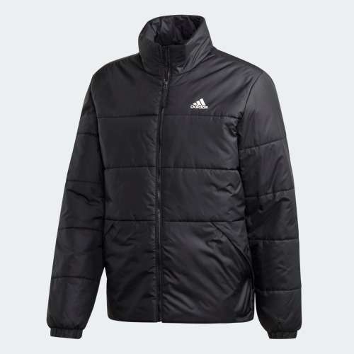 adidas Men`s BSC 3-STRIPES INSULATED WINTER JACKET Black DZ1396 Size XXL
