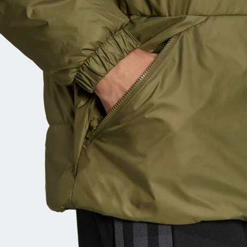 adidas Men`s BSC 3-STRIPES INSULATED WINTER JACKET Focus Olive H65769 Size Large