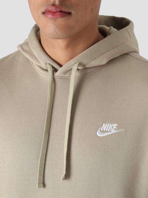 NIKE Men`s Sportswear CLUB HOODIE Limestone BV2654 250 Size Medium
