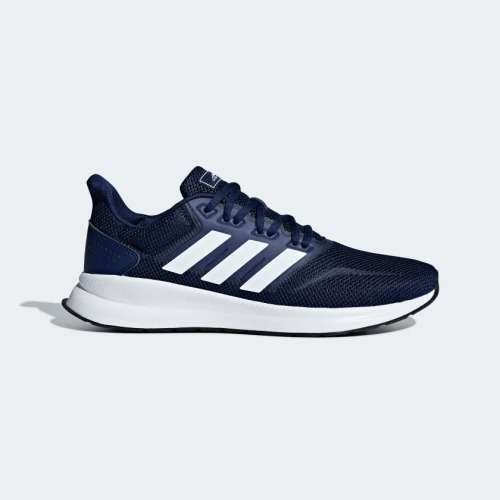 adidas Men`s RUNFALCON Dark Blue / Cloud White / Core Black F36201 Size UK 10 (SA 10)