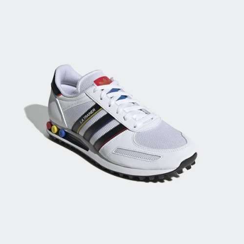adidas Men`s LA TRAINER White/Blue/Red FY1394 Size UK 11 (SA 11)