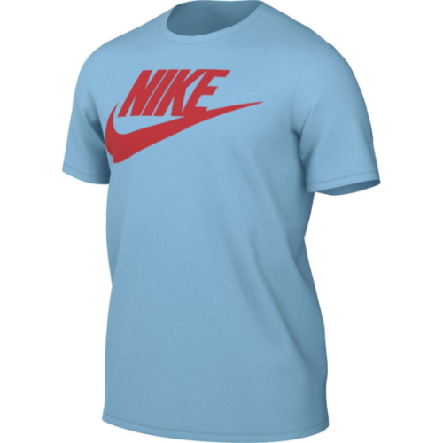 NIKE Men`s Sportswear Tee ICON FUTURA Blue Chill AR5004 499 Size Medium