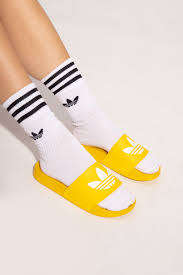 adidas Unisex ADILETTE Lite Yellow FX5908 Size UK 9 (SA 9)