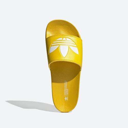 adidas Unisex ADILETTE Lite Yellow FX5908 Size UK 9 (SA 9)