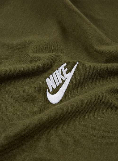NIKE Men`s Sportswear Club Tee Rough Green AR4997 327 Size Medium