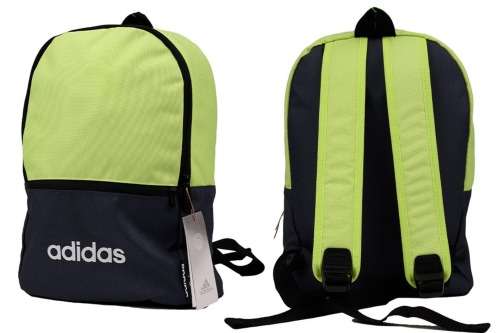 adidas Kids Unisex Backpack Classic Shadow Navy / Pulse Lime HC9813
