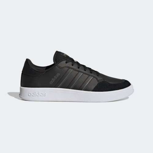 adidas Men`s BREAKNET Lifestyle Core Black / Grey Five GX4198 Size UK 10 (SA 10)