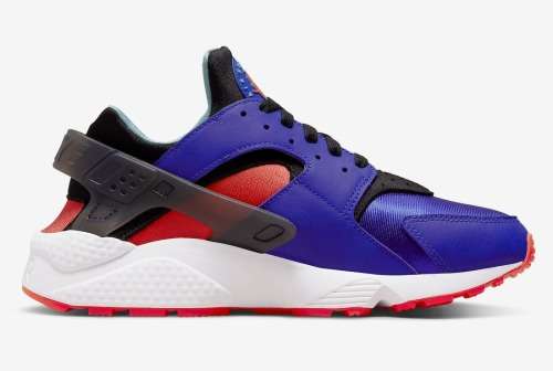 Nike Men`s Nike Air Huarache Concord/ Team Orange Copa Black DD1068 400 Size UK 8 (SA 8)