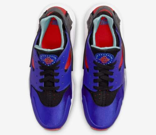 Nike Men`s Nike Air Huarache Concord/ Team Orange Copa Black DD1068 400 Size UK 8 (SA 8)