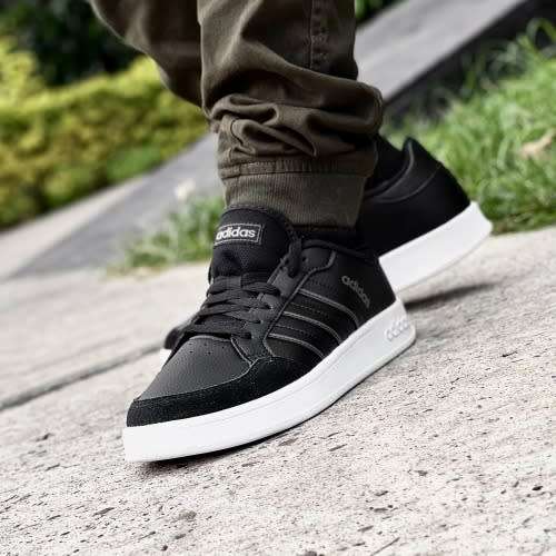 adidas Men`s BREAKNET Lifestyle Core Black / Grey Five GX4198 Size UK 9 (SA 9)
