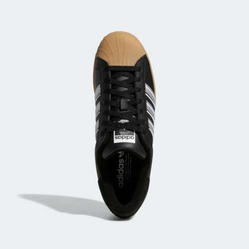 adidas Men`s SUPERSTAR Black / Gum GZ4746 Size UK 11.5 (SA 11.5)