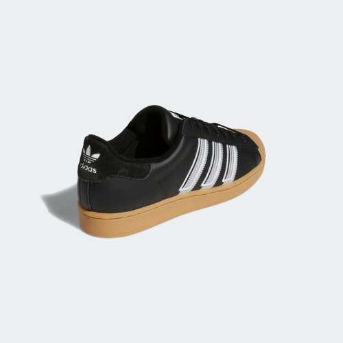 adidas Men`s SUPERSTAR Black / Gum GZ4746 Size UK 11.5 (SA 11.5)