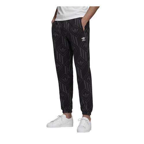 adidas Men`s PANTALONE MONOGRAM SWEATPANT Black GD5849  Size XL