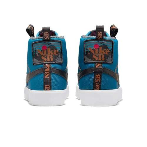 Nike Men`s SB Zoom Blazer Mid Premium Marina / Black DC8903 400 Size UK 9 (SA 9)