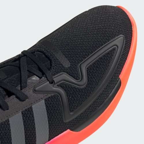 adidas Men`s ZX 2K FLUX Core Black / Grey Six / Shock Pink FV9970 Size UK 11 (SA 11)