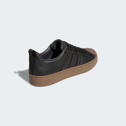 adidas Men`s STREETCHECK CLOUDFOAM COURT LOW Core Black / Carbon GZ3982 Size UK 11 (SA 11)