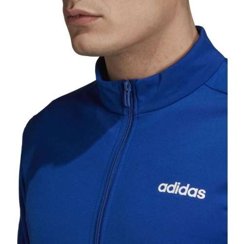 adidas Men`s ESSENTIALS BASICS 2PC FULL TRACK SUIT Slim fit  Collegiate Royal EI5581 Large