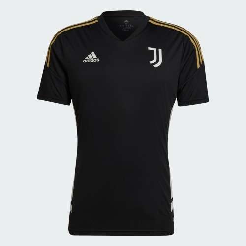 adidas Men`s JUVENTUS CONDIVO 22 TRAINING JERSEY Black HA2662
