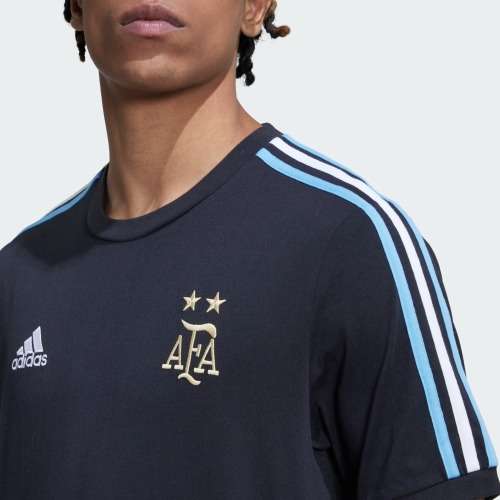 adidas Men`s ARGENTINA 3-STRIPES TEE (AFA) Black HF3949