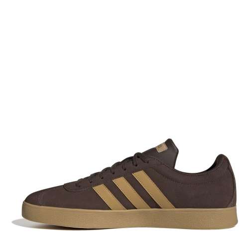 adidas Men`s VL COURT 2.0 Brown/ Gum GY2256 Size UK 9 (SA 9)