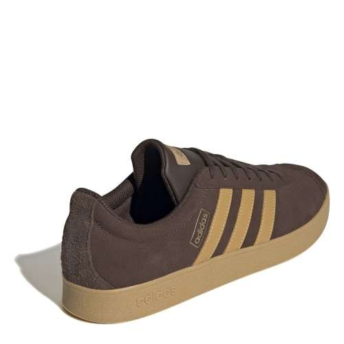 adidas Men`s VL COURT 2.0 Brown/ Gum GY2256 Size UK 9 (SA 9)