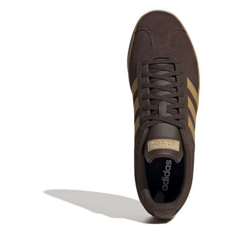 adidas Men`s VL COURT 2.0 Brown/ Gum GY2256 Size UK 9 (SA 9)