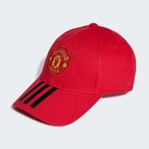 adidas UNISEX MANCHESTER UNITED BASEBALL CAP Real Red H62458 OSFM