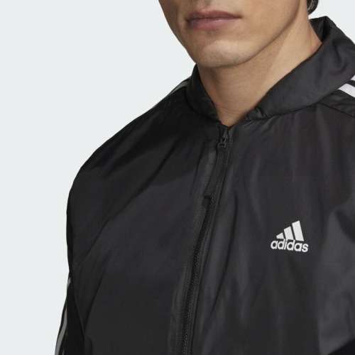 adidas Men`s ESSENTIALS INSULATED BOMBER JACKET Black GH4577 Size Medium