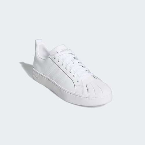 adidas Men`s STREETCHECK CLOUDFOAM COURT LOW Cloud White/ Grey Two GW5490 Size UK 9 (SA 9)