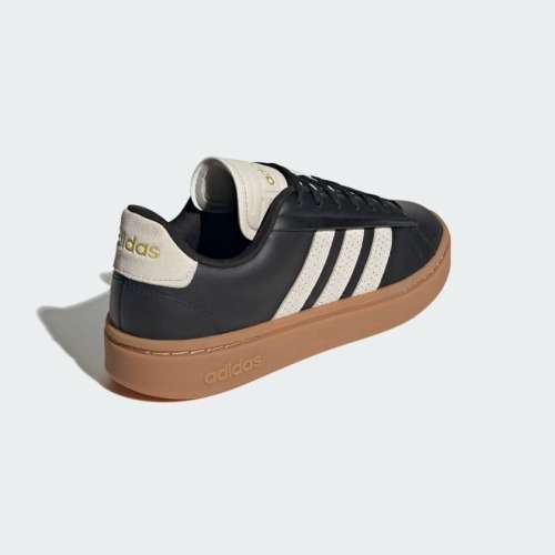 adidas Men`s GRAND COURT ALPHA CLOUDFOAM LIFESTYLE Core Black / Aluminium GY7053 Size UK 7 (SA 7)