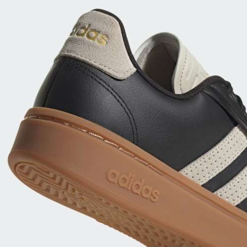 adidas Men`s GRAND COURT ALPHA CLOUDFOAM LIFESTYLE Core Black / Aluminium GY7053 Size UK 7 (SA 7)