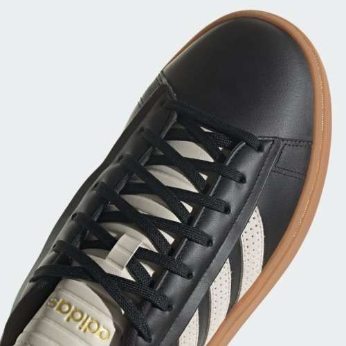 adidas Men`s GRAND COURT ALPHA CLOUDFOAM LIFESTYLE Core Black / Aluminium GY7053 Size UK 7 (SA 7)