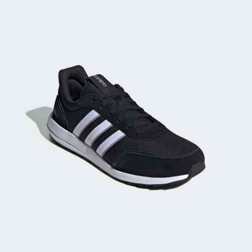 adidas Men`s RETRORUN Core Black / Cloud White / Dove Grey FV7034 Size UK 10 (SA 10)