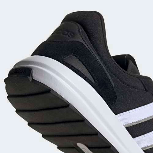 adidas Men`s RETRORUN Core Black / Cloud White / Dove Grey FV7034 Size UK 10 (SA 10)