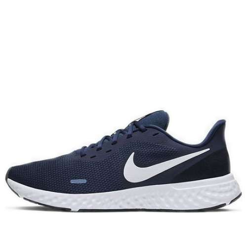 Nike Men`s REVOLUTION 5 Midnight Navy/ White BQ3204 400 Size UK 10 (SA 10)
