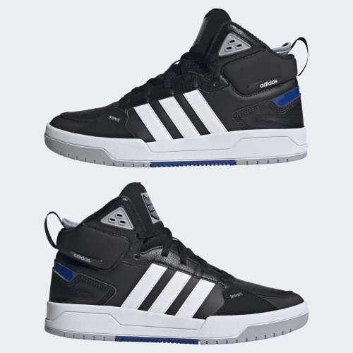 adidas Men`s 100DB MID Black/ White/ Halo Silver GY4791 Size UK 10 (SA 10)