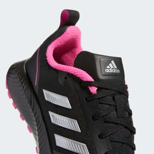 adidas Women`s RUNFALCON 2.0 TR Core Black/ Silver Metallic/ Pink FZ3585 Size UK 7 (SA 7)