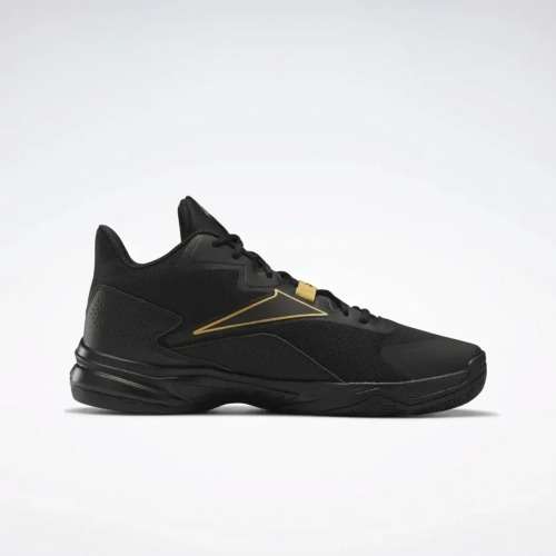 Reebok Men`s MORE BUCKETS Core Black/ Footwear White / Rbk Brass GY6297 Size UK 7 (SA 7)