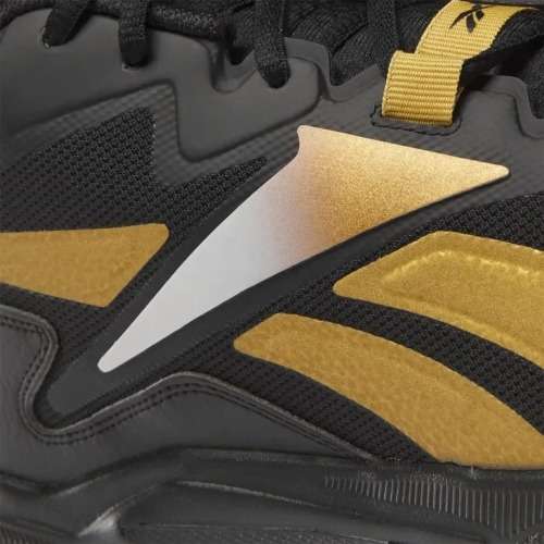 Reebok Men`s MORE BUCKETS Core Black/ Footwear White / Rbk Brass GY6297 Size UK 7 (SA 7)