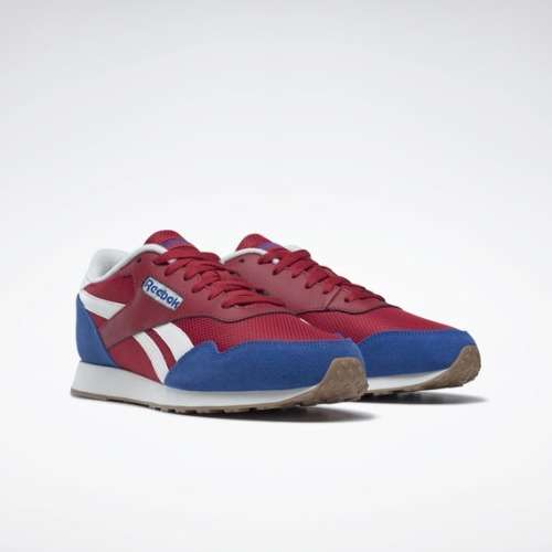 Reebok classic red and blue best sale