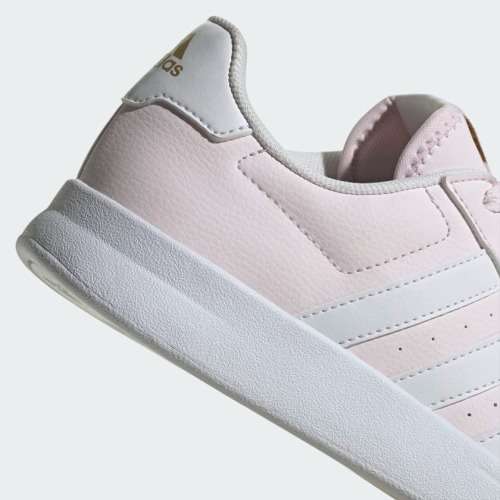 adidas Women`s BREAKNET Almost Pink / Cloud White / Gold Metallic GZ9372 Size UK 6 (SA 6)