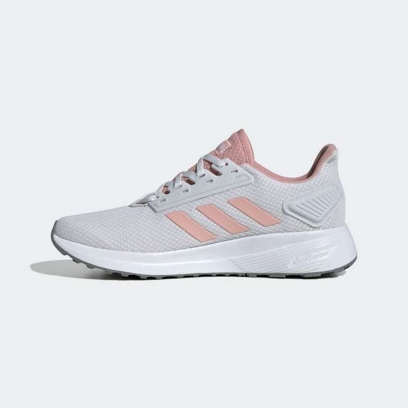 adidas Women`s DURAMO 9 Dash Grey / Pink Spirit / Cloud White EG2938 Size UK 7 (SA 7)