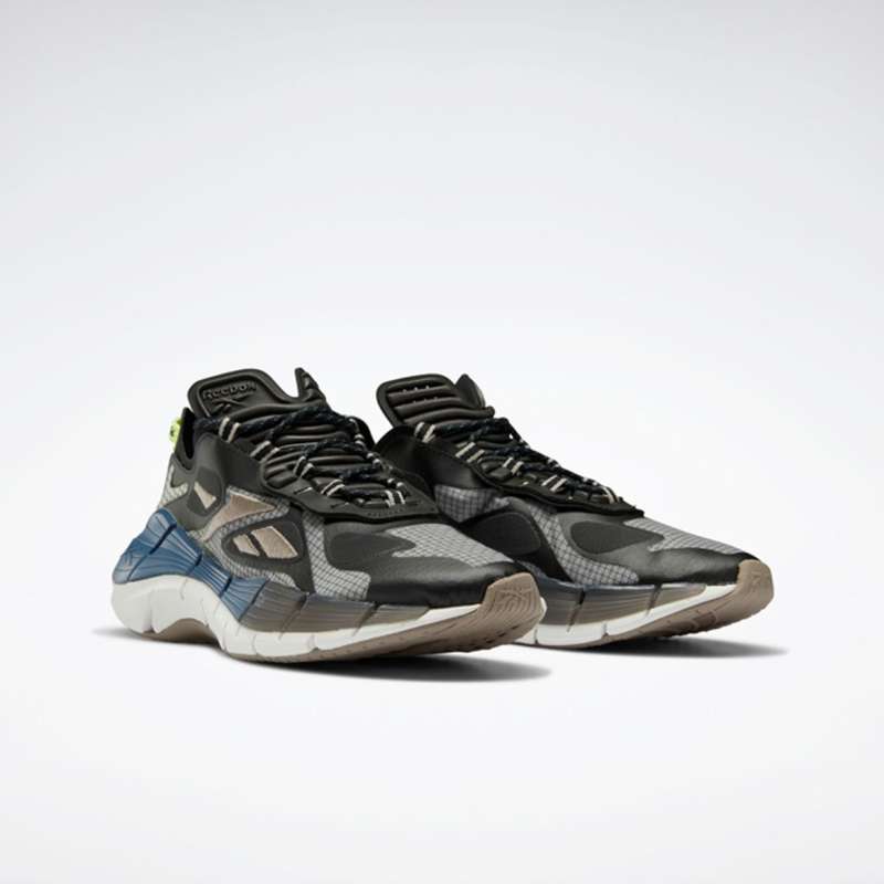 Reebok UNISEX Zig Kinetica II Concept 1 Carbon Black/ Gray FX9355
