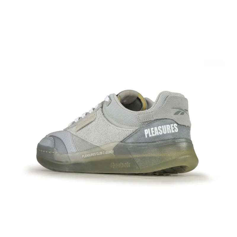 Reebok UNISEX Club C Legacy x Pleasures Pure Gray GW2639 Size UK 7 (SA 7)