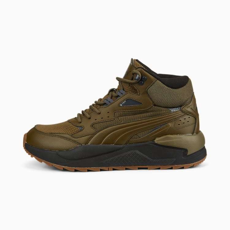 Puma Men`s  X-Ray Speed Mid WTR Deep Olive/ Black 385869 03 Size UK 7/8