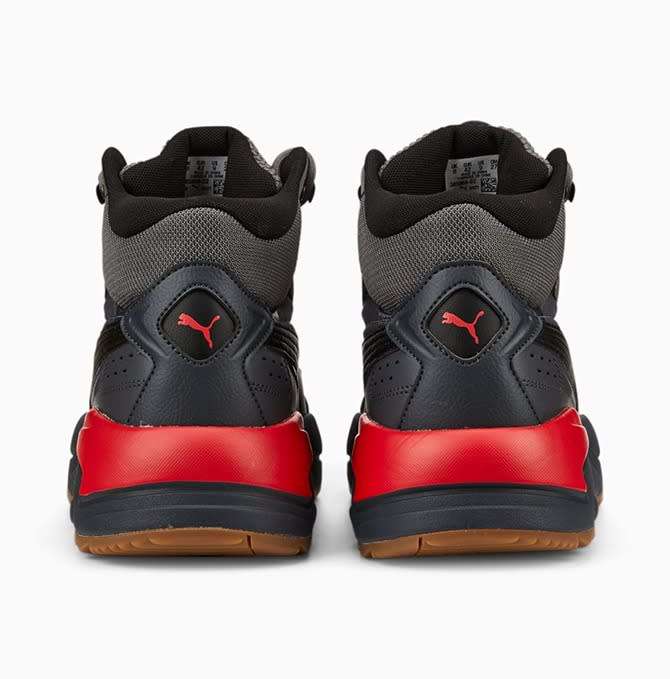 Puma Men`s  X-Ray Speed Mid WTR Castlerock Black/ Red Winter 385869 02 Size UK 6/7/8
