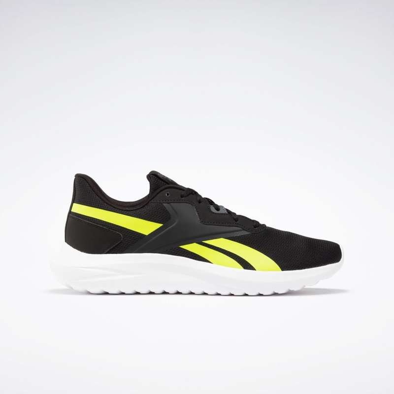 Reebok Men`s Energen Lux Running Core Black / Laser Lime 10034008 Size UK 9 (SA 9)