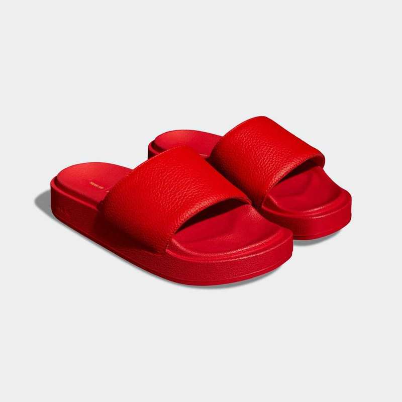 adidas UNISEX IVY PARK Swim Slide Beyonce Heart Red GX7102 Choose from Size UK 8/11 (SA 8/11)